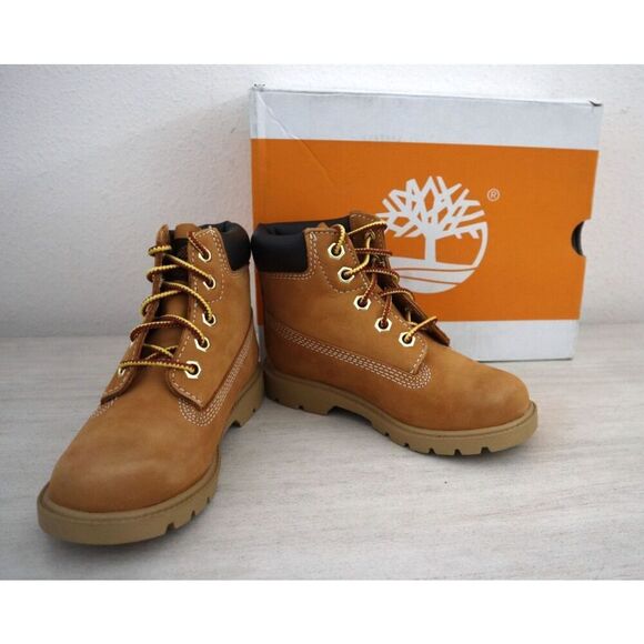 Timberland 010860 Toddler Boys Sz 10M Wheat Nubuck Classic 6" Waterproof Boots - Picture 1 of 11